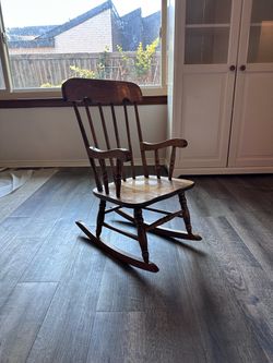 Vintage Style Child’s Rocking Chair