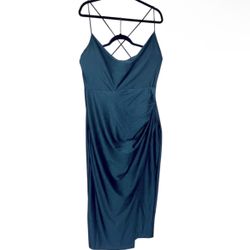 Midi Dress- Emerald Green Size 1X/2X