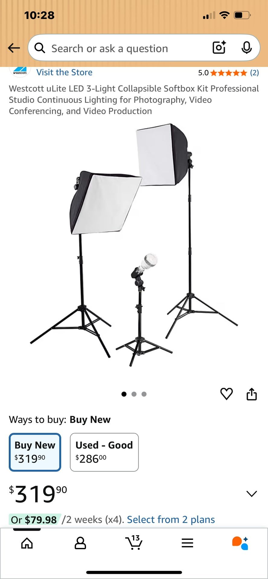 Westcott LED 3-Light Kit (Photography & Video)