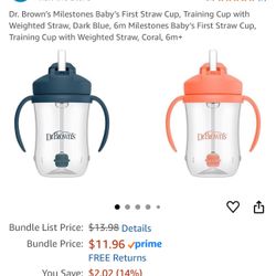 Dr Browns Sippy Cup 2 Pack