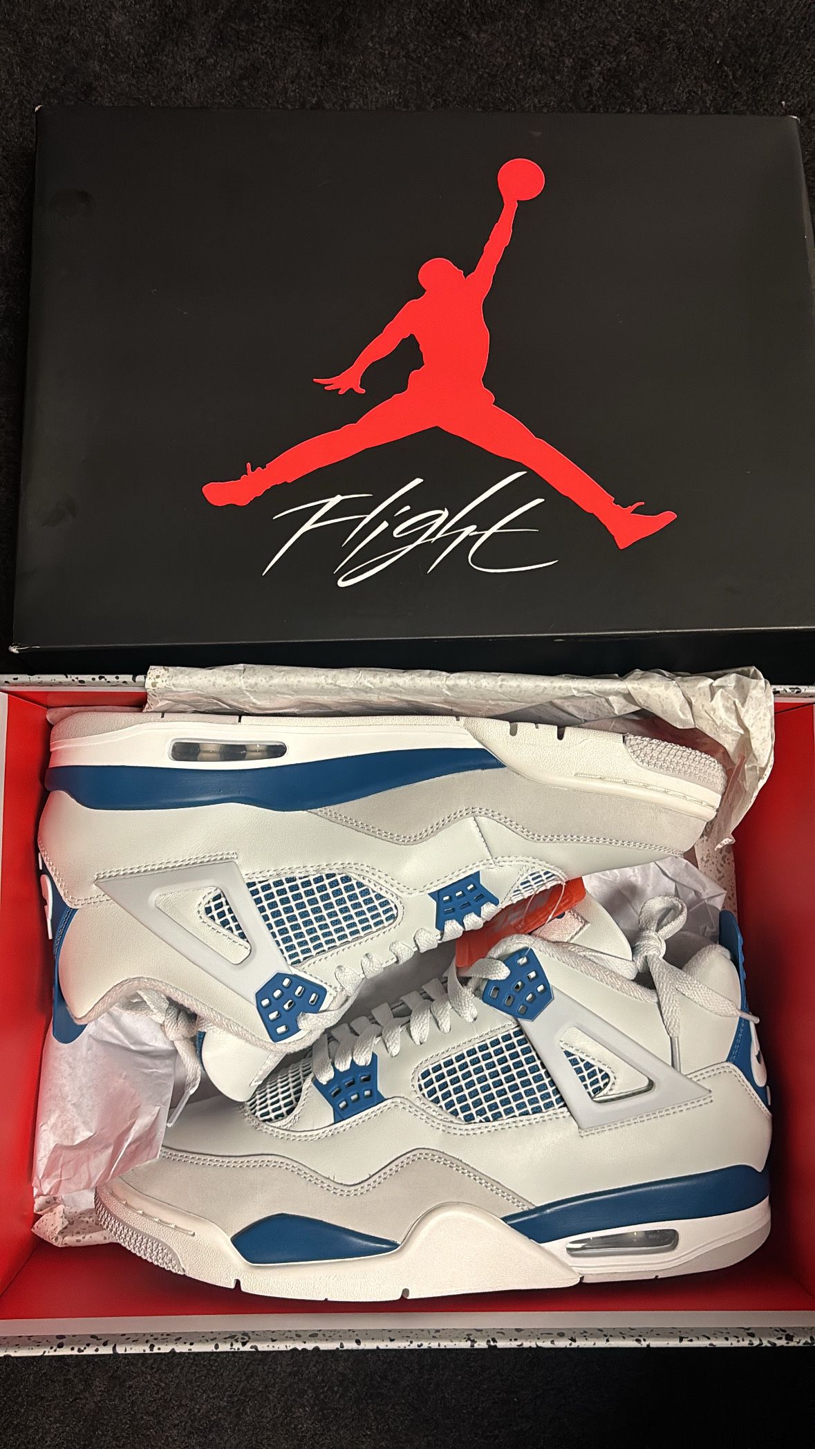 Jordan 4 Military Blue Size 10.5 Deadstock, $254 On Stock X After Fees