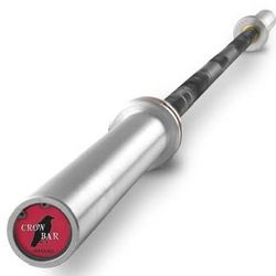 7 ft Olympic Crowbar Barbell - Supports up to 1500 lbs