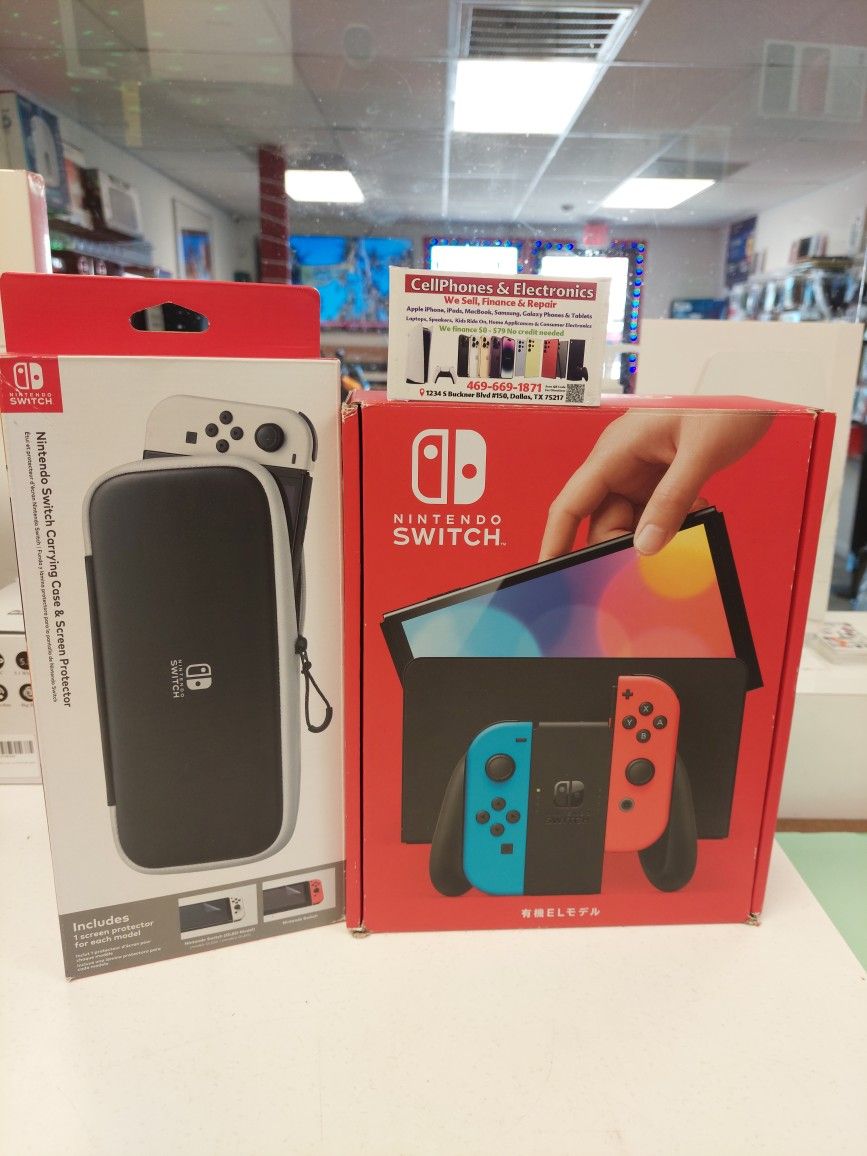 OLED Nintendo Switch With Free Case Cash $359