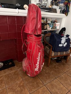 Vintage Budweiser golf bag