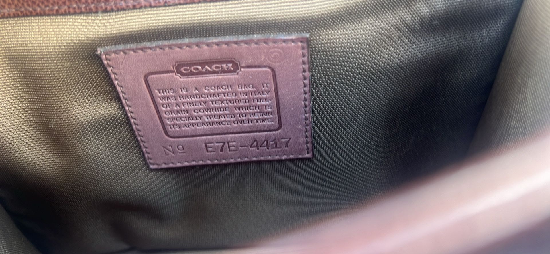 Vintage Coach Medison Tote Bag