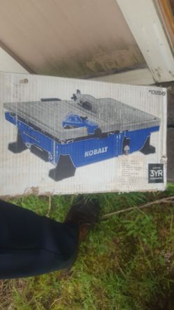 Kobalt 7 In Tile Saw