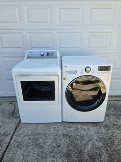 High Efficiency Large Capacity Washer and Dryer Set (Electric)