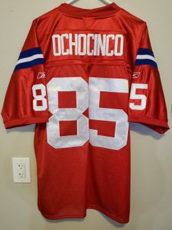NFL New England Patriots Ochocinco#85 Stitched Jersey Brand Reebok Size 52 ***RARE ***