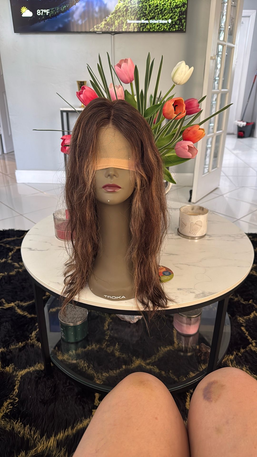 100 Remy Human Hair Wig