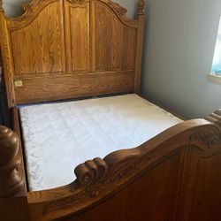 Solid Oak Bed Frame