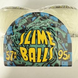 Slimeballs “Saucers” Santa Cruz skateboard wheels 57MM size 95A hardness NEW!! Only $25!!!!!!!