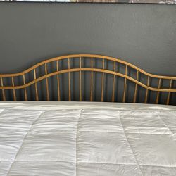 King bed and mattress