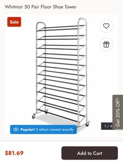 🔥Metal shoe rack