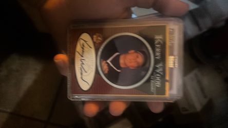 Kerry Wood Chicago Cubs authentic autograph on card