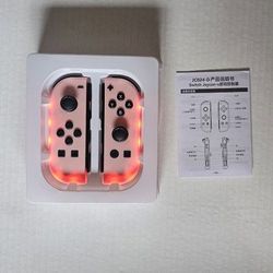 Joy Con For Switch Controller RGB Pink 