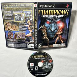 PS2 PLAYSTATION CHAMPIONS RETURN TO ARMS CIB COMPLETE SONY 