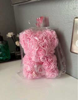 Pink mini flower bear