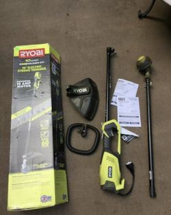 RYOBI 18'' Electric String Trimmer Corded 10 Amp / attachment capable / works