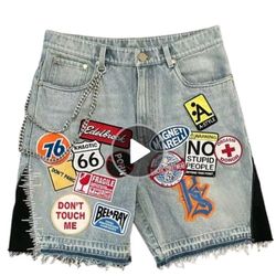 Patchwork Shorts unisex