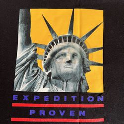 Supreme North Face Statue Of Liberty T Shirt - Medium - Black 