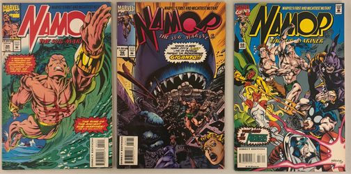 Marvel Namor The Sub-Mariner 3 issue lot