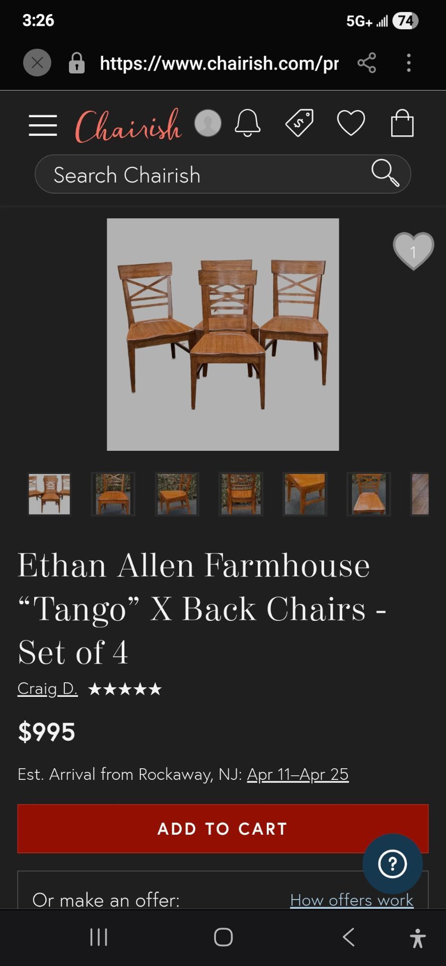 Dining Chairs sold wood