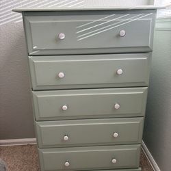 Green dresser
