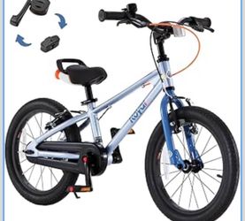 RoyalBaby Kids Bike EZ Pro, Lightweight Aluminium 16 Inch Balance & ffPedal Bicycle for Beginners