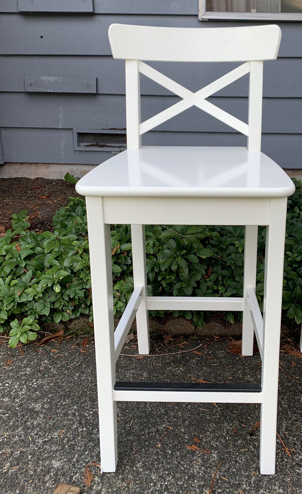 White bar stools-IKEA $30 each