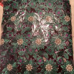 African Nigerian Tulle Lace Fabric