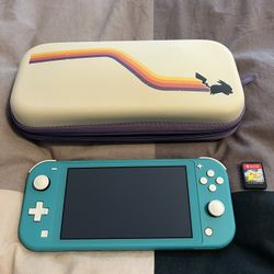 Nintendo Switch Lite (with Case and Pokemon Game)