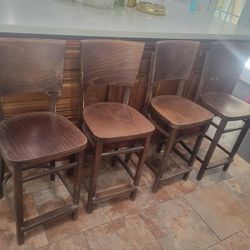 Wooden Bar Stools