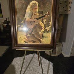 35 Tall 32 Wide Antique Picture  $35