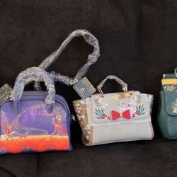 Disney/Loungefly  4 Purses BEAUTIFUL 🤩🎁 ( Price Is Firm ) $60 EACH -Perfect For MOTHERS DAY! 
