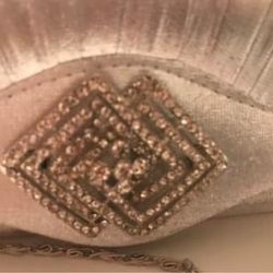 Silver- crystal clutch bags for wedding/ prom party/ Event..