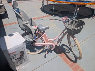 Bicycle with baby seat