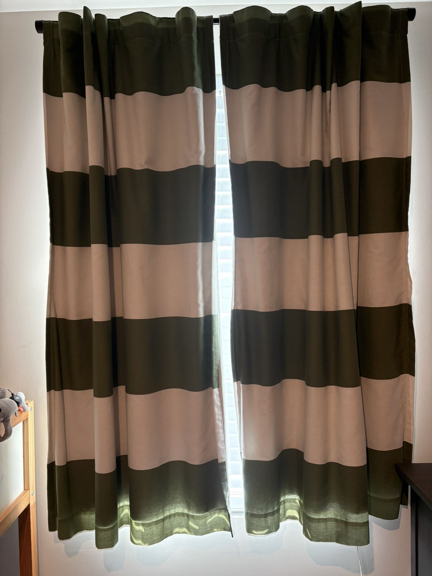 Rugby Blackout Curtains- 2 panels
