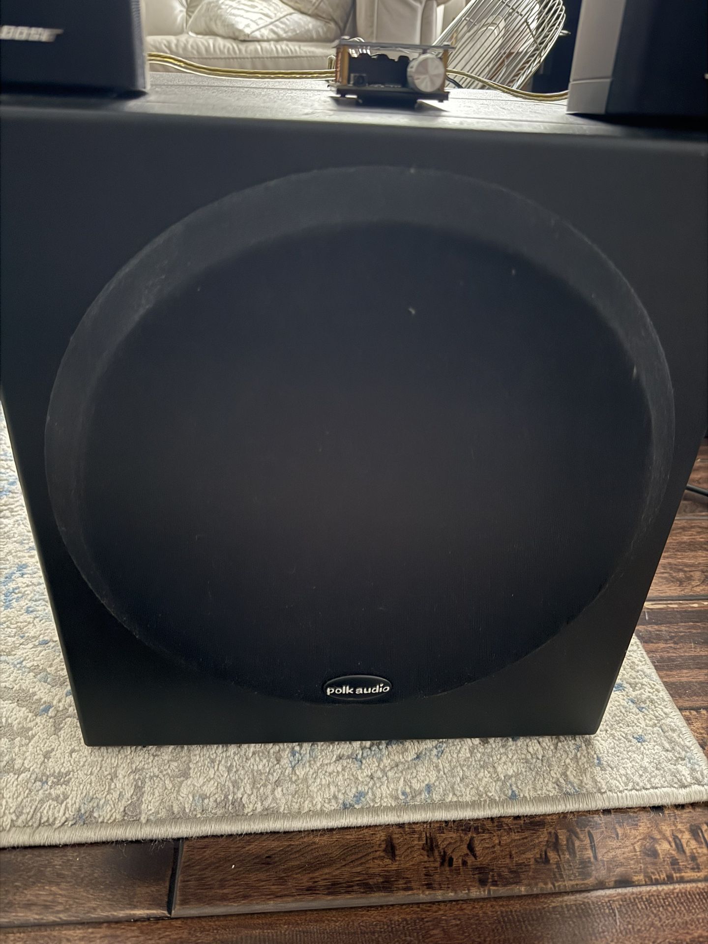 Powered Polk Audio Subwoofer Works Perfectly.