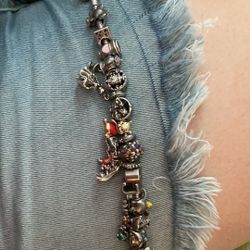 Pandora Bracelet With All Disney Charms 