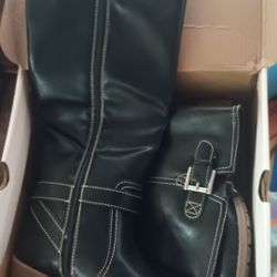 St. John's Bay Women's Doral Block Heel Riding Boots