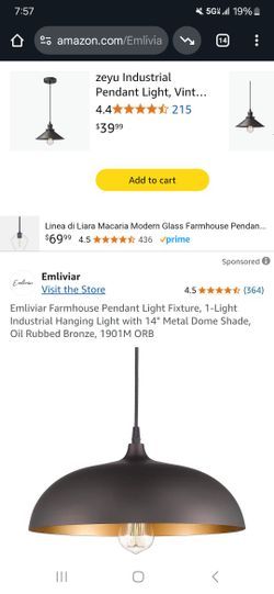 Cute Farmhouse Style Pendant Light 