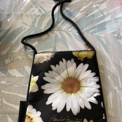 Harold Feinstein Collection Sunflower Crossbody Purse - 7” X 6”