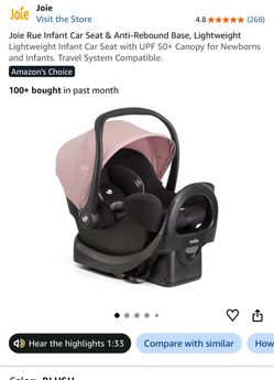 Joie Rue infant car seat Blush