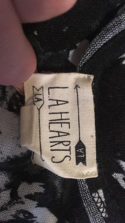 L.A hearts crop top long sleeve