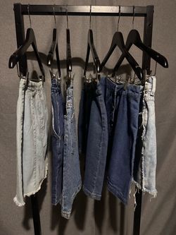 Denim skirts