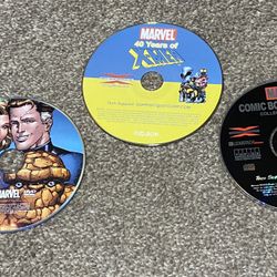 3 Extremely Rare Digital Comic Collections X-Men 40 Years, FF And Marvel