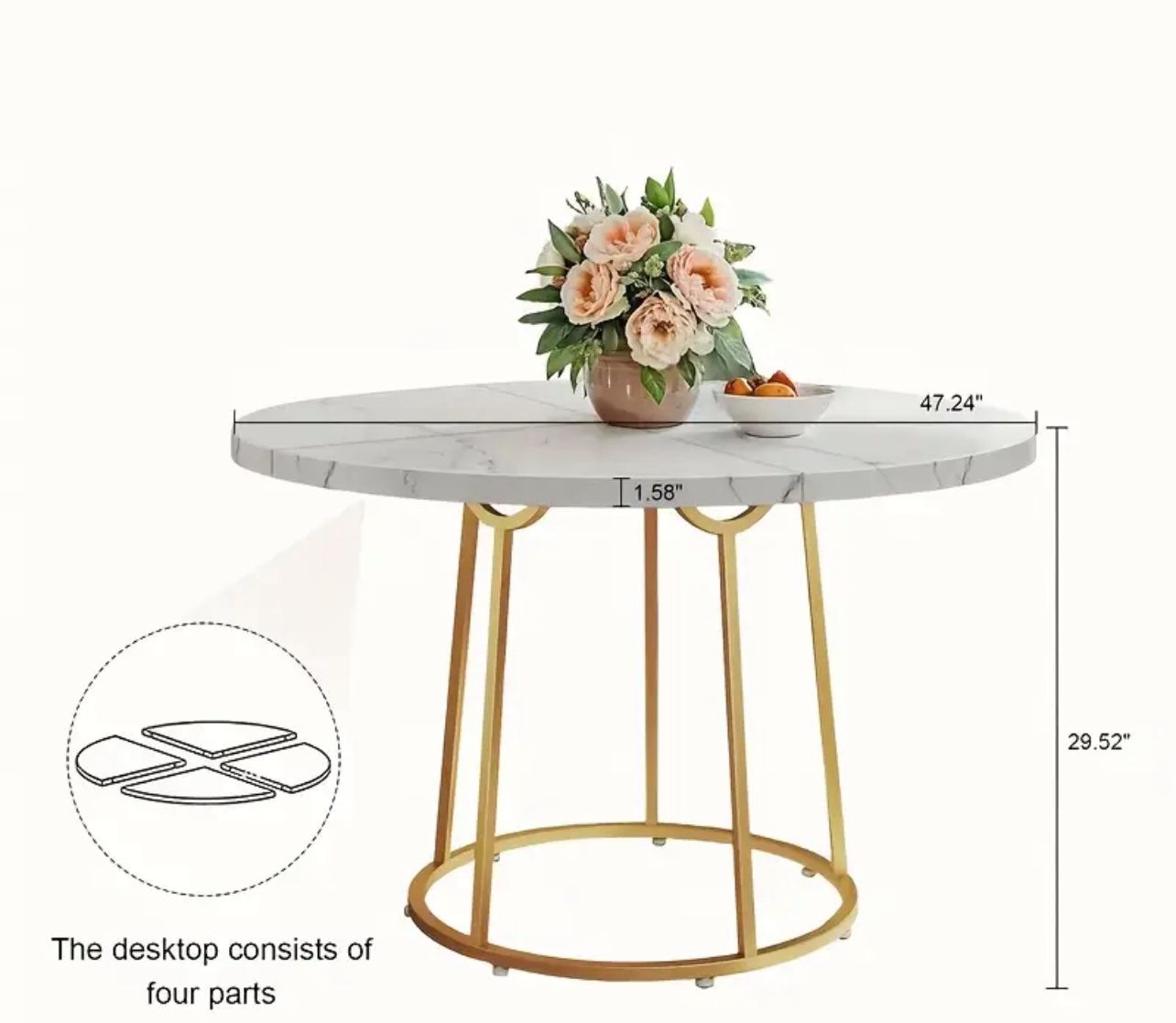Round Dining Table