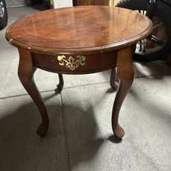 Small Real Wood end table