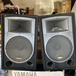 2 SAMSON RESOUND R S 12  PASIVE SPEAKERS 
