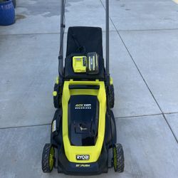RYOBI 40V HP Brushless 20 in. Cordless Battery Walk Behind Push Lawn Mower with 6.0 Ah Battery and Charger